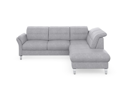 sit&more Ecksofa »Grenoble«, inklusive Federkern, wahlweise mit Bettfunktion, Stauraum, Armteilverstellung und Kopfteilverstellung