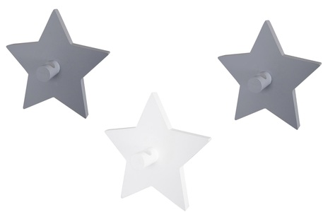 Roba, Roba 3er Set Wandhaken Little Stars, Roba 3er Set Wandhaken Little Stars