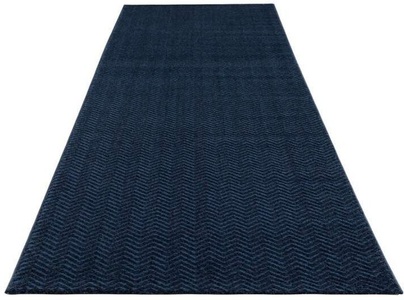 Carpet City Teppich »Fancy«, rechteckig, 12 mm Höhe, Kurzflor, Einfarbig, 3D-Optik, Wohnzimmer