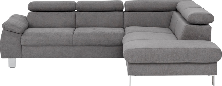 Cotta, COTTA Ecksofa »Komaris«, inklusive Kopf- bzw. Rückenverstellung, wahlweise Bettfunktion, Bettkasten und RGB-LED-Beleuchtung