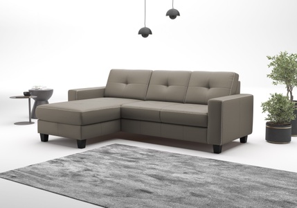 PLACES OF STYLE Ecksofa »Varese« wahlweise mit Bettfunktion und Bettkasten