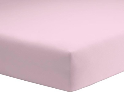 Schlafgut, Hochwertiges Elastik-Feinjersey-Spannbetttuch Schlafgut rosé Größe: 017, Hochwertiges Elastik-Feinjersey-Spannbetttuch Schlafgut rosé Größe: 017