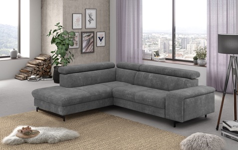 COTTA Ecksofa »Emma L-Form«, mit Kopfteilverstellung, wahlweise mit Bettfunktion & Bettkasten