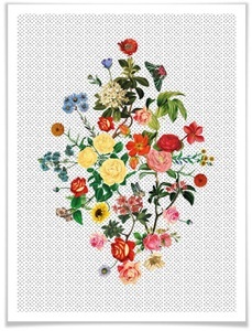 Wall-Art, Wall-Art Poster »Vertical Garten«, Landschaften, (1 St.), Wall-Art Poster »Vertical Garten«, Landschaften, (Set, 1 St.), Poster ohne Bilderrahmen