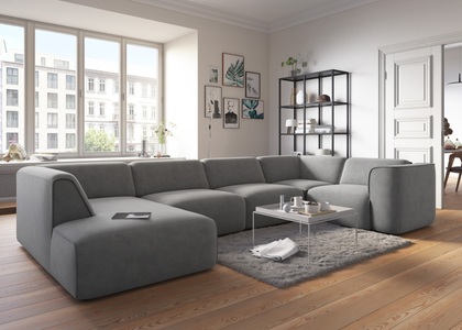COUCH??, COUCH? Wohnlandschaft »Fettes Polster«, Modulsofa Set, Module einzeln für individuelle Zusammenstellung s. 