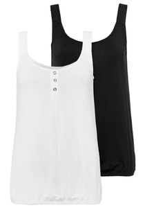 Lascana, LASCANA Tanktop, LASCANA Strandtop, (2er-Pack), mit modisch geflochtenen Trägern