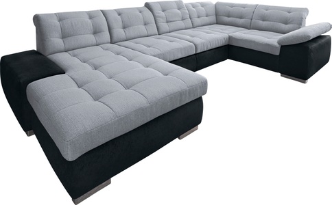 SIT&MORE, sit&more Wohnlandschaft, sit&more Wohnlandschaft »Ontario U-Form« XXL, wahlweise mit Bettfunktion