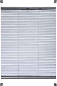 LIEDECO, Klemmfix-Aluminium-Jalousie, Liedeco, verspannt, inkl. Klemmträger, Aluminium, verspannt, Fixmass, ohne Bohren, Liedeco Jalousie »Klemmfix-Aluminiumjalousie«, (1 St.)