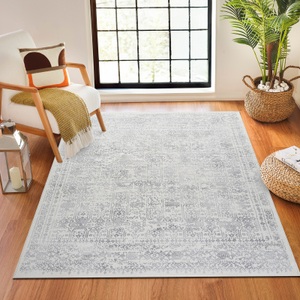 Surya, Surya Teppich »Traditional«, rechteckig, Orient Teppich; Höhe: 9 mm, Surya Teppich »OTTAWA«, rechteckig, 9 mm Höhe, Boho Kurzflor Orientteppich, Wohnzimmer, Schlafzimmer, Grau