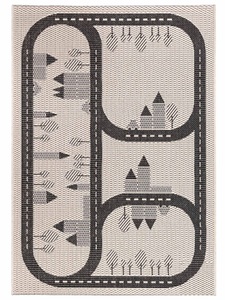 Primaflor-Ideen in Textil, Primaflor-Ideen in Textil Kinderteppich »CABANE - Streets«, rechteckig, 3 mm Höhe, Flachgewebe, Strassen-Spiel-Teppich, In- und Outdoor geeignet, Kinderzimmer, Primaflor-Ideen in Textil Kinderteppich »CABANE - Streets«, rechteckig, 3 mm Höhe, Flachgewebe, Strassen-Spiel-Teppich, In- und Outdoor geeignet