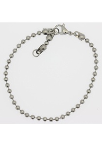 FIRETTI, Firetti Edelstahlarmband »Kugelkettengliederung, 3, 0 mm breit«, Firetti Edelstahlarmband »Schmuck Geschenk Kugelkettengliederung, 3,0 mm breit, glänzend«, Made in Germany