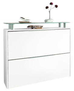 borchardt Möbel, borchardt Möbel Schuhschrank »Rena«, Hängeschuhschrank, mit Glasablage, borchardt Möbel Schuhschrank »Rena«, hängend, mit Glasablage