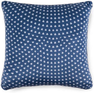 undefined, Hip Nicki-Velours Kissen Bjirke, gefüllt, hip Dekokissen »Bjirke«, Mit Füllung, 1 Stück, Biese, 48x48, Wendeoptik, Weich, Elefant, Blau