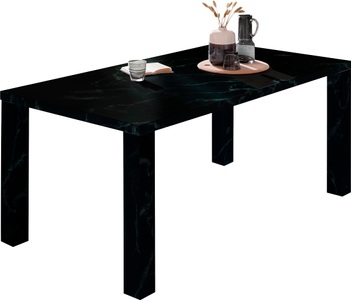 mutoni casual, Esstisch Grubstox schwarz 180, SalesFever Esstisch, in Marmoroptik