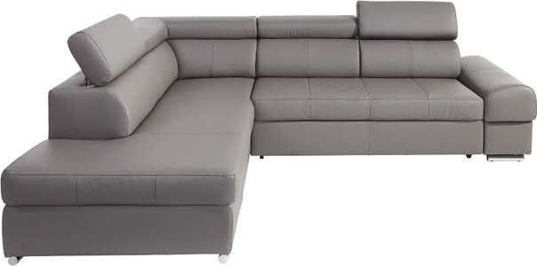 SIT&MORE, sit&more Ecksofa, sit&more Ecksofa »Broadway L-Form«, mit verstellbaren Kopfteilen, wahlweise mit Bettfunktion