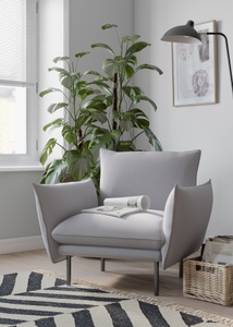 ANDAS, andas Sessel »Stine«, Besonderes Design durch Kissenoptik und Keder, Design by Morten Georgsen, andas Sessel »Stine Cocktailsessel«, Besonderes Design durch Kissenoptik und Keder, by Morten Georgsen