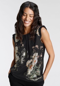 LAURA SCOTT, Laura Scott Shirtbluse, mit Rüschendetails - NEUE KOLLEKTION, 