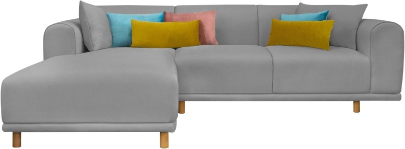 ANDAS, andas Ecksofa »Maroon«, in skandinavischem Design, mit losen Kissen, GOODproduct Ecksofa »Maroon L-Form« in skandinavischem Design, mit losen Kissen