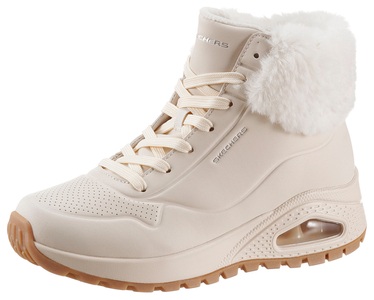 Skechers, Skechers Schnürboots »UNO RUGGED - FALL AIR«, mit Bio Dri-Ausstattung, Skechers Uno Rugged Fall Air Damen Boot Creme