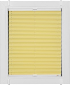 SUNLINES, sunlines Plissee »One Size Style Crepe«, blickdicht, ohne Bohren, verspannt, Zubehörfarbe weiss, zum Klemmen, sunlines Plissee »One Size Style Crepe«, blickdicht, ohne Bohren, verspannt, Zubehörfarbe weiss, zum Klemmen