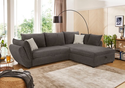 Jockenhöfer Gruppe, Jockenhöfer Gruppe Ecksofa »Jerez«, mit Bett-und Relaxfunktion,Stauraum/Bettkasten,Wellenfederung,Ottomane, Jockenhöfer Gruppe Ecksofa »Jerez L-Form«, mit Bett-und Relaxfunktion,Stauraum/Bettkasten,Wellenfederung,Ottomane