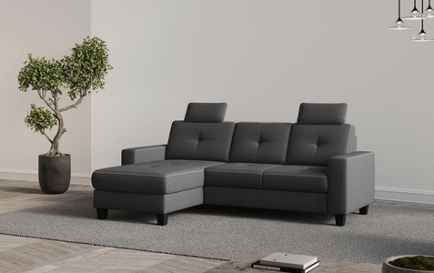 Places of Style Ecksofa »Varese«, wahlweise mit Bettfunktion und Bettkasten