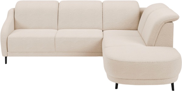 sit&more Ecksofa »Blues L-Form« wahlweise mit Klapptisch und USB