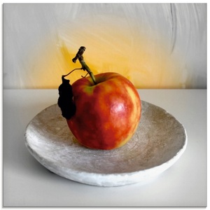 Artland Glasbild »Ein Apfel am Tag«