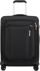 Samsonite, Weichschalenkoffer, Spinner Unisex Black 55 CM, Samsonite Weichgepäck-Trolley »RESPARK exp, verschiedene Grössen und Farben«, 4 Rollen, Reisekoffer Aufgabegepäck Reisegepäck mit Volumenerweiterung