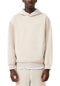 QS Kapuzensweatshirt, unifarben, mit Logo-Stickerei