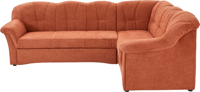 DOMO collection, DOMO collection Ecksofa, DOMO collection Ecksofa »Papenburg B/T/H: 242/190/84 cm L-Form«, wahlweise mit Bettfunktion, Langer Schenkel links oder rechts