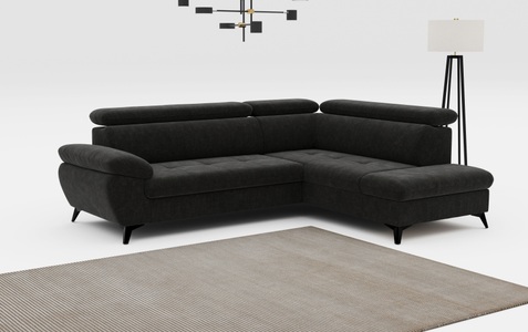 COTTA Ecksofa »Hudson L-Form«, mit Kopfteilverstellung, wahlweise mit Bettfunktion & Bettkasten
