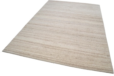 Theko®die Markenteppiche, Handtuftteppich Balu Theko®die Markenteppiche Beige, THEKO Wollteppich »Royal Berber Uni«, rechteckig, 18 mm Höhe, Berber Optik, reine Wolle, ideal im Wohnzimmer & Schlafzimmer
