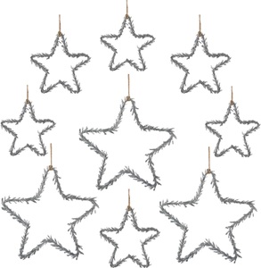 undefined, Dekohänger »Glitter« (Set, 9 Stück), 