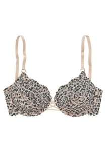 LASCANA Bügel-BH, in einem aufregenden Leo-Look, sexy Dessous