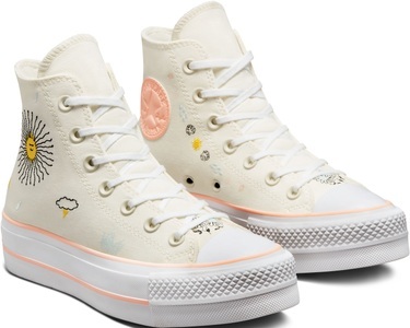 CONVERSE, Converse Chuck Taylor All Star Lift Damen Sneaker Weiss, 