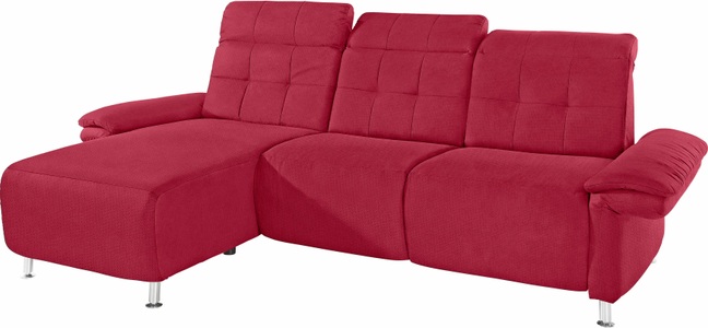 PLACES OF STYLE, Places of Style Ecksofa »Manhattan«, 2 Sitze mit elektrischer Relaxfunktion, verstellbare Armlehnen, Home affaire Ecksofa »Manhattan L-Form« 2 Sitze mit elektrischer Relaxfunktion, verstellbare Armlehnen