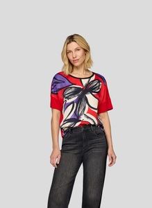 Rabe T-Shirt, mit Flower Print