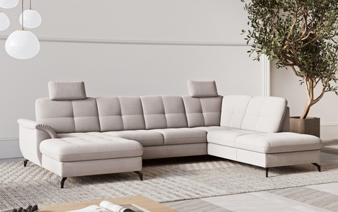 sit&more Wohnlandschaft »Zora U-Form«, wahlweise mit Bettfunktion und Bettkasten