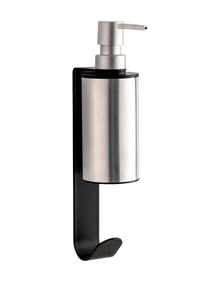 undefined, Seifenspender in schwarz-silberfarben von heine home, 