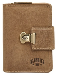 Klondike 1896, Klondike 1896 Geldbörse, Kreditkartenfächer, Klondike 1896 Geldbörse, echt Leder