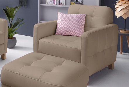 exxpo - sofa fashion, exxpo - sofa fashion Sessel, exxpo - sofa fashion Sessel »Elio, Loungesessel, aufwendige Detailverarbeitung, bequem und modern« hoher Sitzkomfort für entspannende Momente