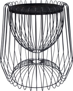 Kayoom, Kayoom Beistelltisch »Beistelltisch Malibu 225«, edle Marmorplatte, Kayoom Beistelltisch »Malibu 225, Beistelltisch mit edler Marmorplatte«, (1 St.), ø-Marmorplatte: 33,5 cm, angesagtes Metalldesign, pflegeleicht