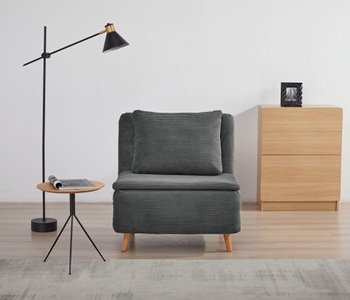 INOSIGN, INOSIGN Sessel »AINSLEY«, wandelbar zum Gästebett, Schlafsofa, Webstoff u. Cord-Bezug, GOODproduct Sessel »AINSLEY - OTTO. Verlässliche Qualität.« wandelbar zum Gästebett, Schlafliege, Webstoff u. Cord-Bezug
