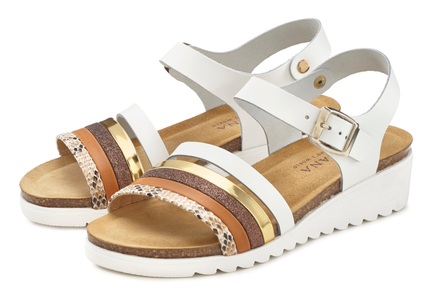 Lascana, LASCANA Sandale, aus Leder, 