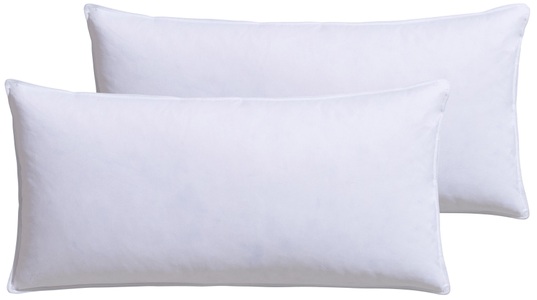 RIBECO, RIBECO Federkissen »Kopfkissen-Set Lara, Kissen mit Daunenanteil, in 40x80 oder 80x80 cm«, Füllung: 90% Federn, 10% Daunen, (2 St., 2-tlg.), RIBECO Federkissen »Kopfkissen-Set Laram, Kissen mit Daunenanteil, in 40x80 oder 80x80 cm«, Füllung: 90% Federn, 10% Daunen, (2 St., 2-tlg.)