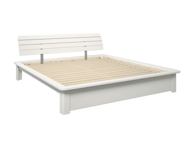 HOME AFFAIRE, Home affaire Bett »Antri, Massivholzbett, Holzbett, Bettgestell«, aus massiver Kiefer, inklusive Lattenrost, Bettkasten optional, Home affaire Massivholzbett »Antri, Futonbett, ergonomisch geformtes Kopfteil, stilvolles Design« Rahmen zur Ablage von Smartphone, mit Lattenrost, Bettkasten optional