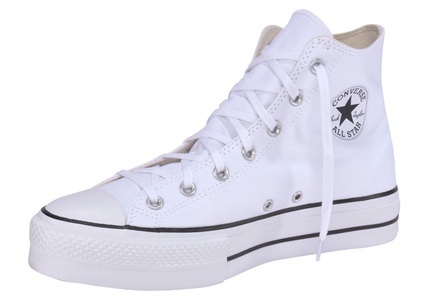 CONVERSE, Converse Plateausneaker »CTAS Lift Hi«, Converse Chuck Taylor Damen Sneaker Weiss