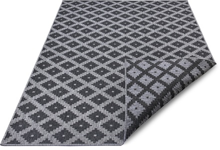 NORTHRUGS, NORTHRUGS Teppich »Nizza«, rechteckig, 5 mm Höhe, In-und Outdoor geeignet, Wohnzimmer, Balkon, Terrasse, Garten, Robust, Pflegeleicht, Flachgewebe, Wendbar, NORTHRUGS Teppich »Nizza Wendeteppich«, rechteckig, 5 mm Höhe, In-& Outdoor, Wetterfest, Balkon, Läufer, Wohnzimmer, Wasserfest