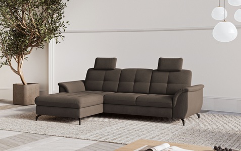 sit&more Ecksofa »Zora L-Form«, wahlweise mit Bettfunktion und Bettkasten